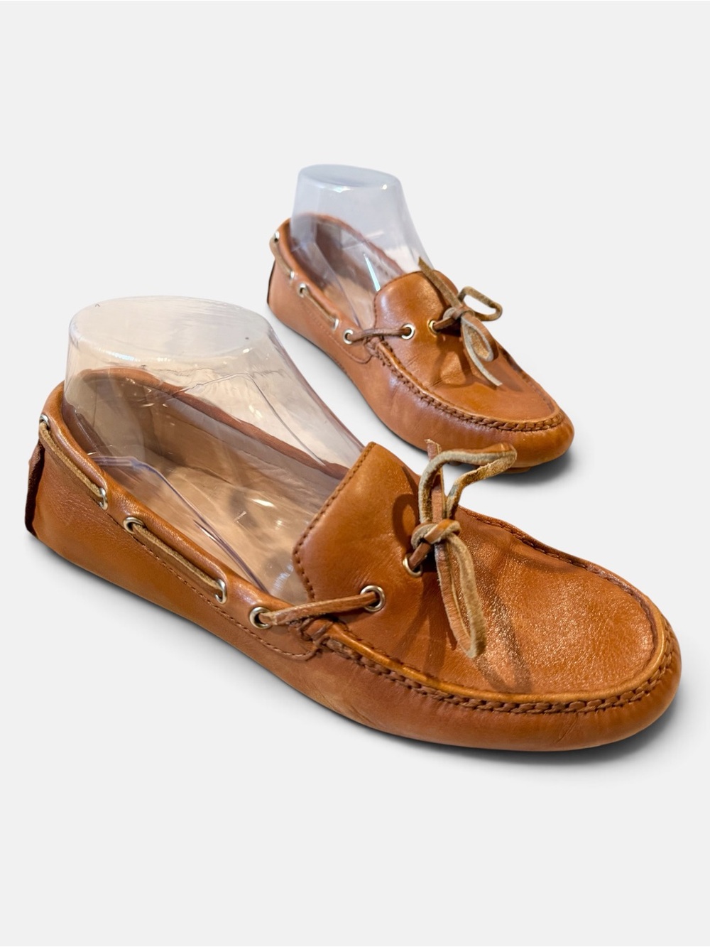 Cole Haan Brown Leather Driving Loafer Moccasins Size 6 Preppy Casual Neutral